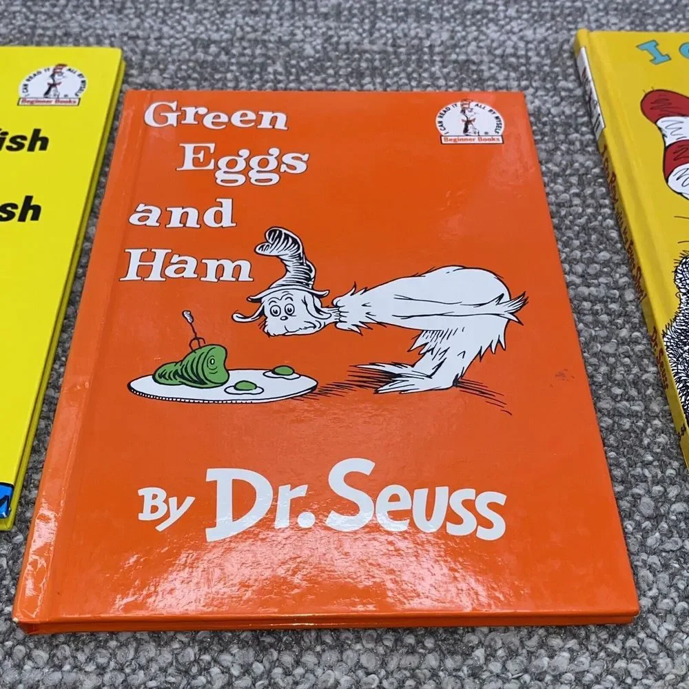Set‎ Of 7 Dr Seuss Books Hardcover Literacy Reading Fun Classroom Homeschool